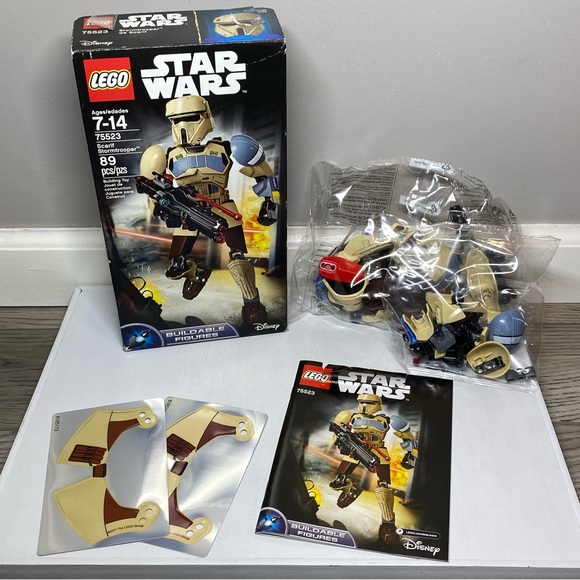 LEGO 2017 Star Wars Buildable Figure Scarif Stormtrooper 75523 Disney, Open Box - Picture 3 of 12